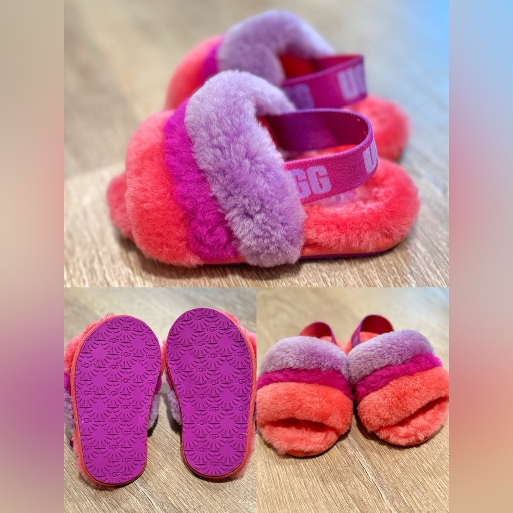 Toddler Ugg Fluff Yeah Slippers Size 6